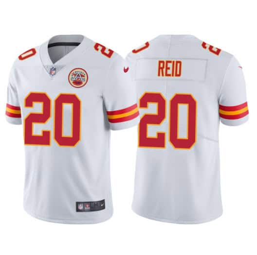 Kansas City Chiefs #20 Justin Reid White Vapor Untouchable Limited Stitched Jersey