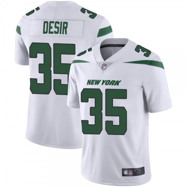 New York Jets #35 Pierre Desir White Vapor Untouchable Limited Stitched Jersey