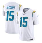 Los Angeles Chargers #15 Ladd McConkey White 2024 Draft Vapor Limited Stitched Jersey