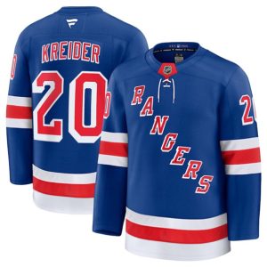 New York Rangers #20 Chris Kreider Royal 2024-25 Home Stitched Jersey