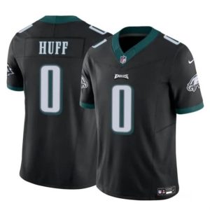 Philadelphia Eagles #0 Bryce Huff Black 2024 F.U.S.E. Vapor Untouchable Limited Stitched Jersey