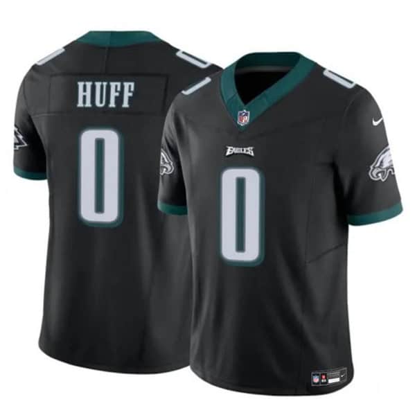 Philadelphia Eagles #0 Bryce Huff Black 2024 F.U.S.E. Vapor Untouchable Limited Stitched Jersey