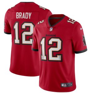 Tampa Bay Buccaneers #12 Tom Brady 2020 Red Vapor Untouchable Limited Stitched Jersey