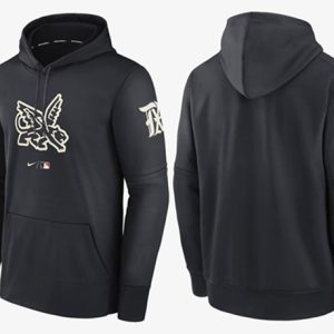 Texas Rangers Black City Connect Pullover Hoodie