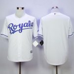 Royals Blank White Cool Base Stitched Jersey
