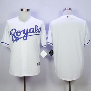 Royals Blank White Cool Base Stitched Jersey