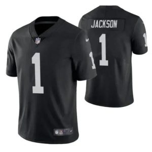 Las Vegas Raiders #1 DeSean Jackson Black Vapor Limited Stitched Jersey