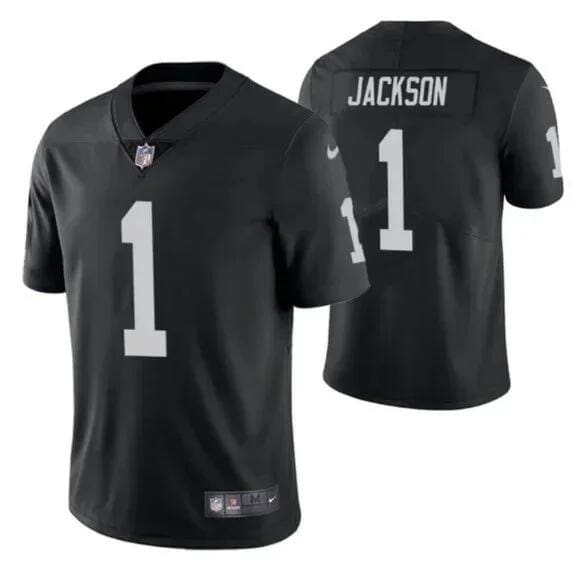 Las Vegas Raiders #1 DeSean Jackson Black Vapor Limited Stitched Jersey