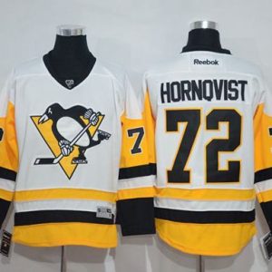 Penguins #72 Patric Hornqvist White New Away Stitched Jersey