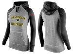 Nike Washington Redskins Performance Hoodie Grey Black_2