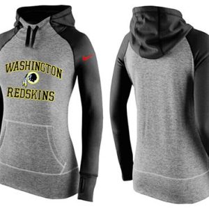 Nike Washington Redskins Performance Hoodie Grey Black_2
