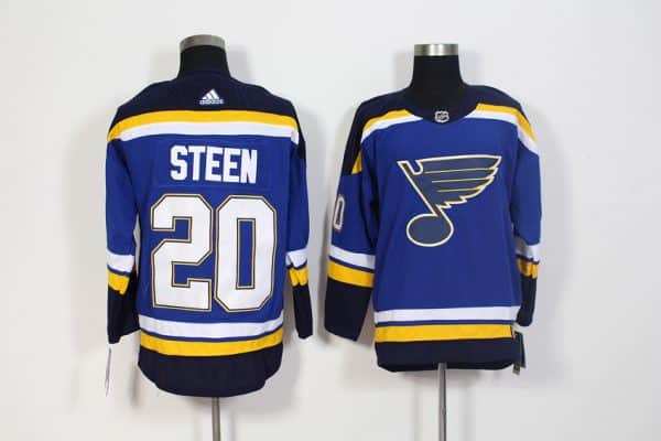 Adidas St. Louis Blues #20 Alexander Steen Blue Stitched Jersey