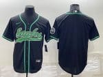 Philadelphia Eagles Blank Navy Stitched Jersey