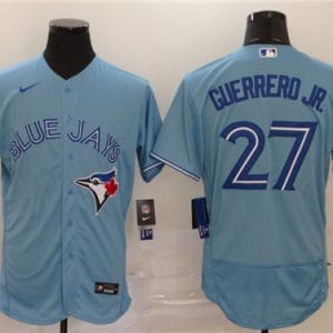 Toronto Blue Jays #27 Vladimir Guerrero Jr. Royal Flex Base Stitched Jersey