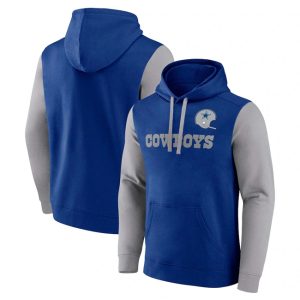 Dallas Cowboys Blue Gray Fleece Pullover Hoodie