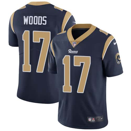 Los Angeles Rams #17 Robert Woods Navy Blue Vapor Untouchable Limited Stitched Jersey