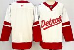 Detroit Red Wings Blank White Red 2024-25 Stitched Jersey