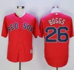 Red Sox #26 Wade Boggs Red New Cool Base Stitched Jersey