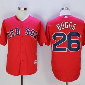Red Sox #26 Wade Boggs Red New Cool Base Stitched Jersey