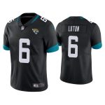 Jacksonville Jaguars #6 Jake Luton Black Vapor Untouchable Limited Stitched Jersey
