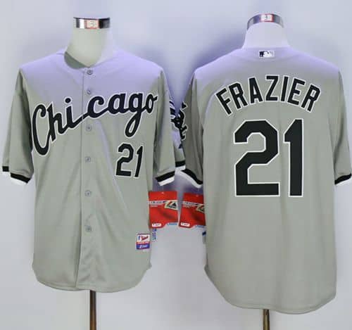 White Sox #21 Todd Frazier Grey Cool Base Stitched Jersey