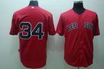 Red Sox #34 David Ortiz Stitched Red Jersey