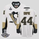Penguins #44 Orpik White 2016 Stanley Cup Champions Stitched Jersey