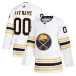 Adidas Buffalo Sabres Custom White Stitched Jersey