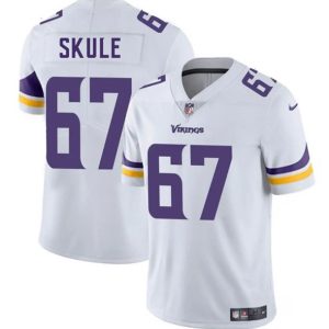 Minnesota Vikings #67 Justin Skule White 2025 Vapor Untouchable Limited Stitched Jersey