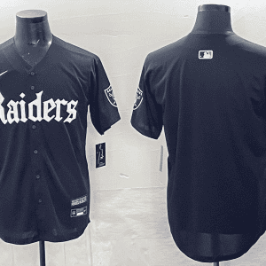 Las Vegas Raiders Blank Black 'Gothic Sin City Shadows Edition' Vapor Limited Stitched Jersey