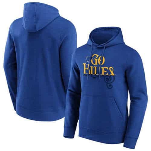 St. Louis Blues Royal Hometown Graphic Hoodie