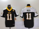 Green Bay Packers #11 Jayden Reed Black White 2024 F.U.S.E. Home Patch 13 Time World Champions Vapor Untouchable Limited Stitched Jersey