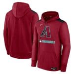 Arizona Diamondbacks Red Collection Performance Pullover Hoodie