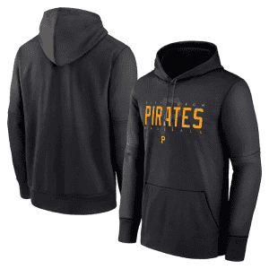Pittsburgh Pirates Black Pregame Performance Pullover Hoodie