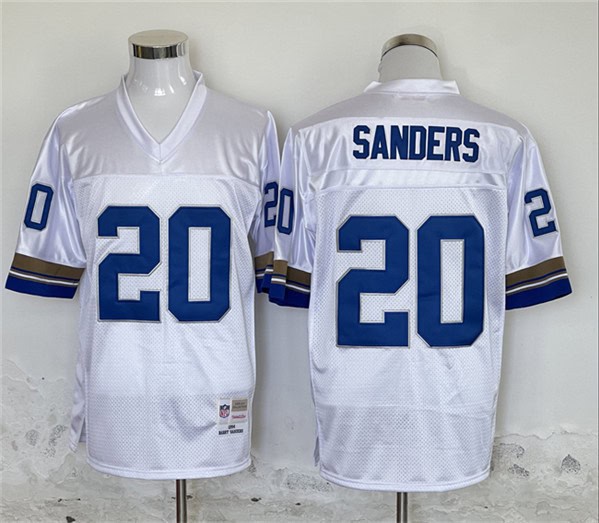 Detroit Lions #20 Barry Sanders Throwback Stitched Jersey