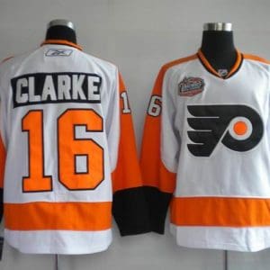 Flyers #16 Bobby Clarke Stitched Winter Classic White Jersey