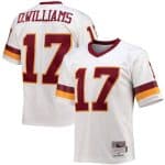 Washington Redskins #17 Doug Williams White Mitchell Ness Stitched Jersey