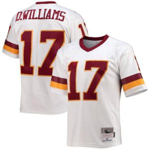 Washington Redskins #17 Doug Williams White Mitchell Ness Stitched Jersey
