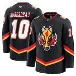 Calgary Flames #10 Jonathan Huberdeau Black 2024-25 Alternate Stitched Jersey
