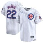 Chicago Cubs #22 Matt Mervis White 2024 Home Limited Stitched Jersey