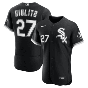 Chicago White Sox #27 Lucas Giolito Black Flex Base Stitched Jersey