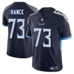 Tennessee Titans #73 Blake Hance Navy 2025 Vapor Limited Stitched Jersey