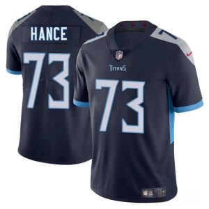 Tennessee Titans #73 Blake Hance Navy 2025 Vapor Limited Stitched Jersey
