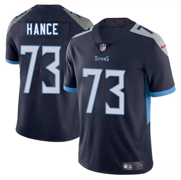 Tennessee Titans #73 Blake Hance Navy 2025 Vapor Limited Stitched Jersey