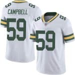Green Bay Packers #59 De'Vondre Campbell White Stitched Jersey