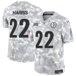 Pittsburgh Steelers #22 Najee Harris Arctic Camo 2024 F.U.S.E. Salute To Service Limited Stitched Jersey