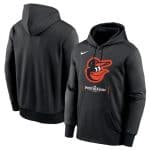 Baltimore Orioles Black 2024 Postseason Collection Therma Pullover Hoodie