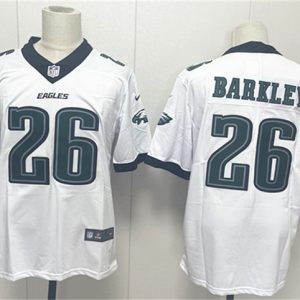 Philadelphia Eagles #26 Saquon Barkley White 2024 New Vapor Untouchable Limited Football Stitched Jersey