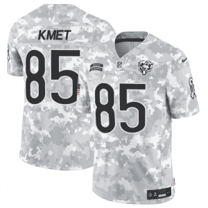 Chicago Bears #85 Cole Kmet 2024 F.U.S.E Arctic Camo Salute To Service Limited Stitched Jersey
