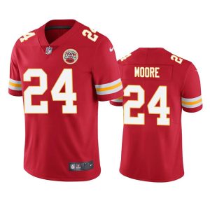 Kansas City Chiefs #24 Skyy Moore Red Vapor Untouchable Limited Stitched Football Jersey